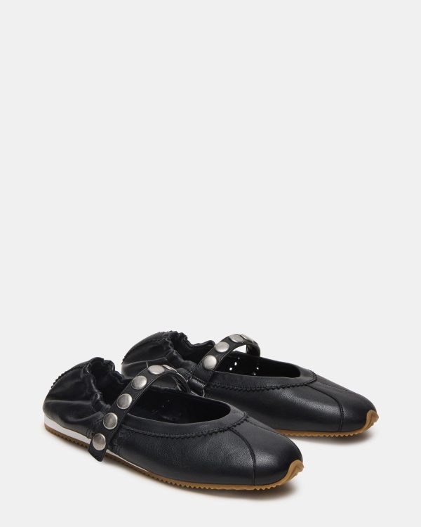 ANAYA BLACK LEATHER STUDS - Image 2