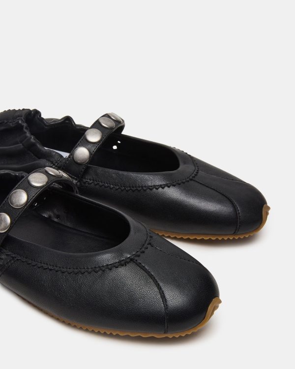 ANAYA BLACK LEATHER STUDS - Image 3