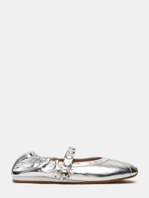 ANAYA SILVER LEATHER STUDS