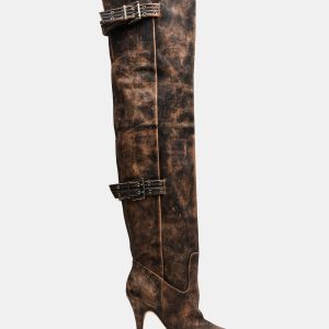 BADDIE BROWN DISTRESSED