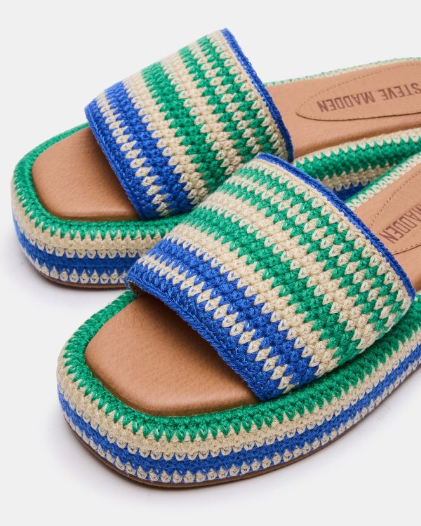BEACHY WOVEN GREEN MULTI - Image 3