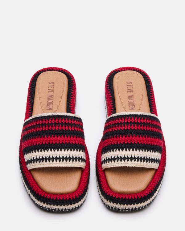 BEACHY WOVEN RED MULTI - Image 4