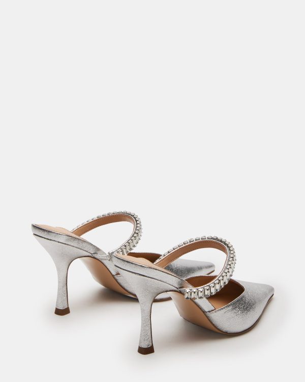 BRECKI SILVER LEATHER RHINESTONES - Image 5