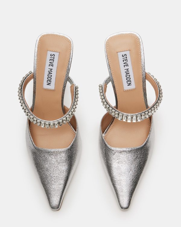 BRECKI SILVER LEATHER RHINESTONES - SM REBOOTED - Image 4