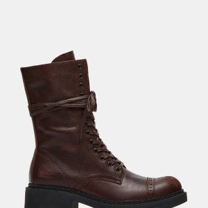 CRIMSON BROWN LEATHER