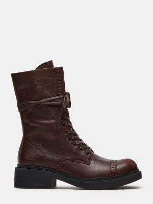 CRIMSON BROWN LEATHER