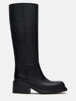 DAVOS BLACK LEATHER
