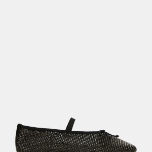 DELARA BLACK MULTI RHINESTONES
