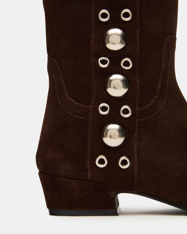 DINGO BROWN SUEDE STUDS - Image 4
