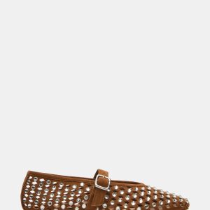 DREAMING CHESTNUT SUEDE RHINESTONES