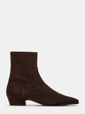 DUSTY CHOCOLATE BROWN SUEDE
