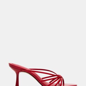 EDNA RED LEATHER