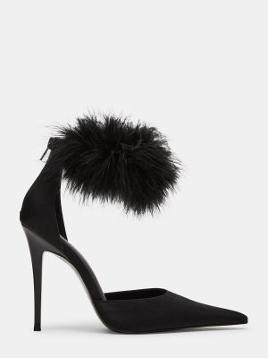 ELUSIVE BLACK SATIN