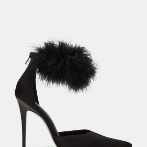ELUSIVE BLACK SATIN