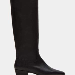 GWYNETH BLACK LEATHER