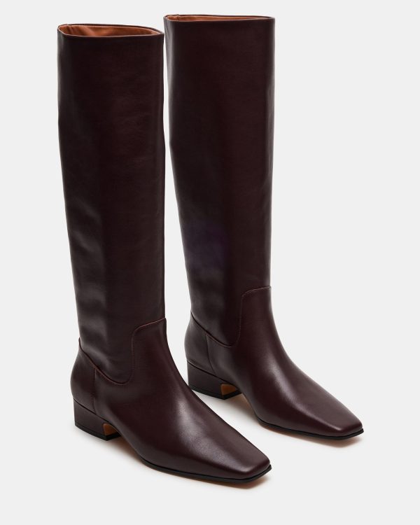 GWYNETH BROWN/RED LEATHER - Image 3