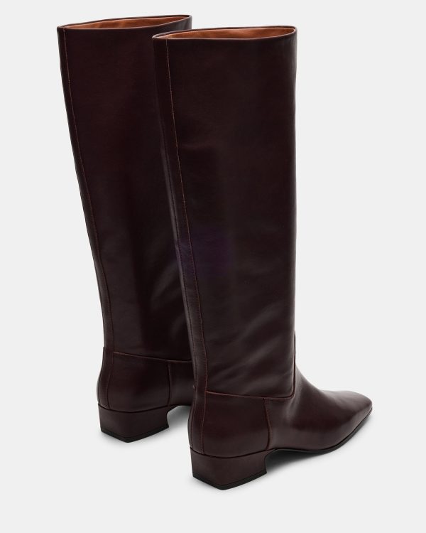 GWYNETH BROWN/RED LEATHER - Image 6