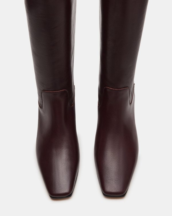 GWYNETH BROWN/RED LEATHER - Image 5
