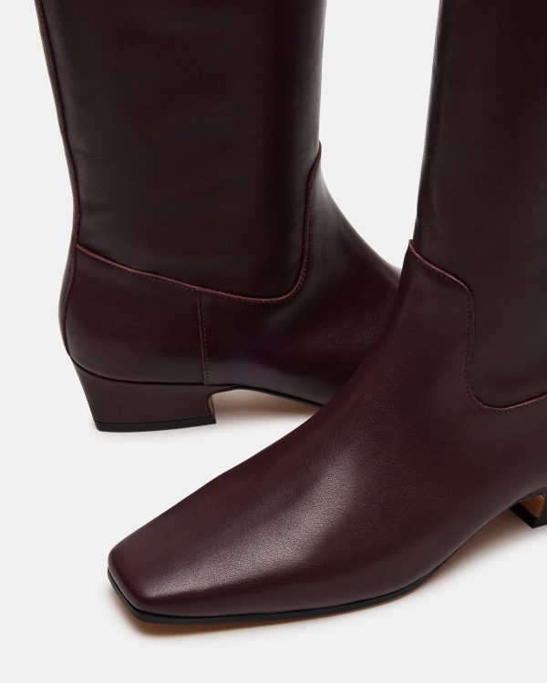 GWYNETH BROWN/RED LEATHER - Image 4