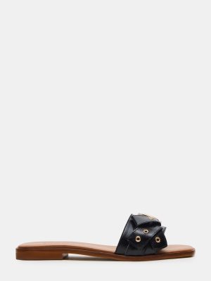 HILARIA BLACK LEATHER