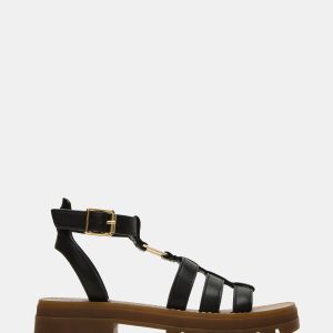JARELLI BLACK LEATHER