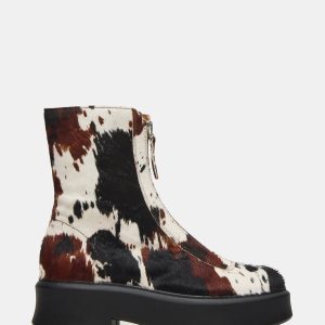 JONES BROWN COW PRINT