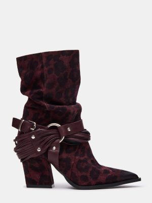 LAUPER RED LEOPARD
