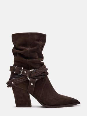 LAUPER DARK TAUPE SUEDE