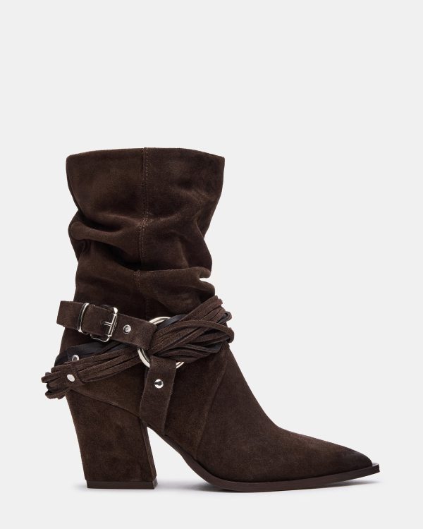 LAUPER DARK TAUPE SUEDE