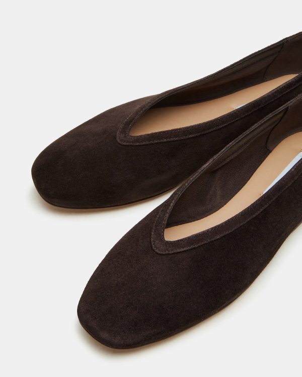 LENI FLAT AND HEIDEE BAG BROWN SUEDE BUNDLE - Image 3