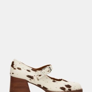LISBON BROWN COW PRINT
