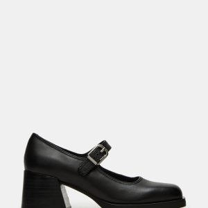 LISBON BLACK LEATHER