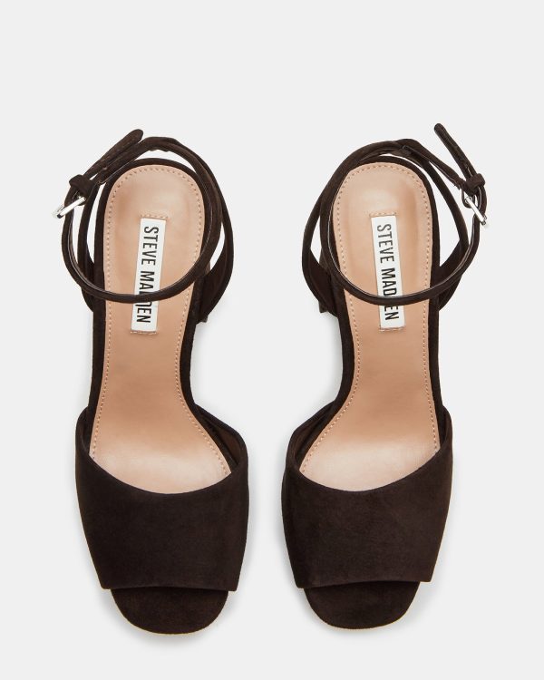 LOURDES CHOCOLATE BROWN SUEDE - Image 5