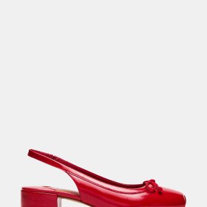 LOVED RED CRINKLE PATENT