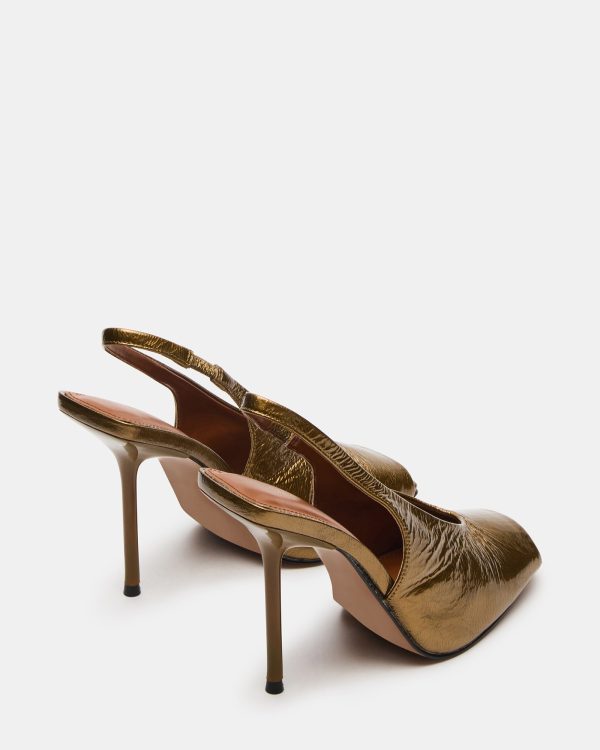 LUCIAN OLIVE CRINKLE PATENT - Image 5