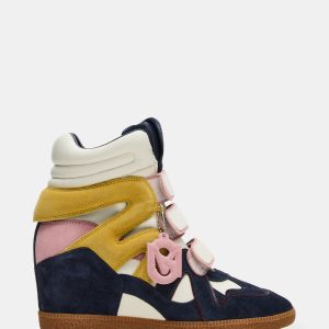 MAVIS NAVY SUEDE