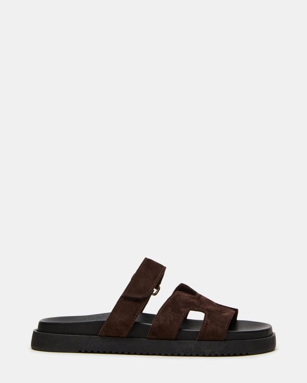MAYVEN CHOCOLATE BROWN SUEDE