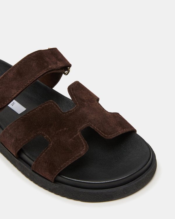 MAYVEN CHOCOLATE BROWN SUEDE - Image 3