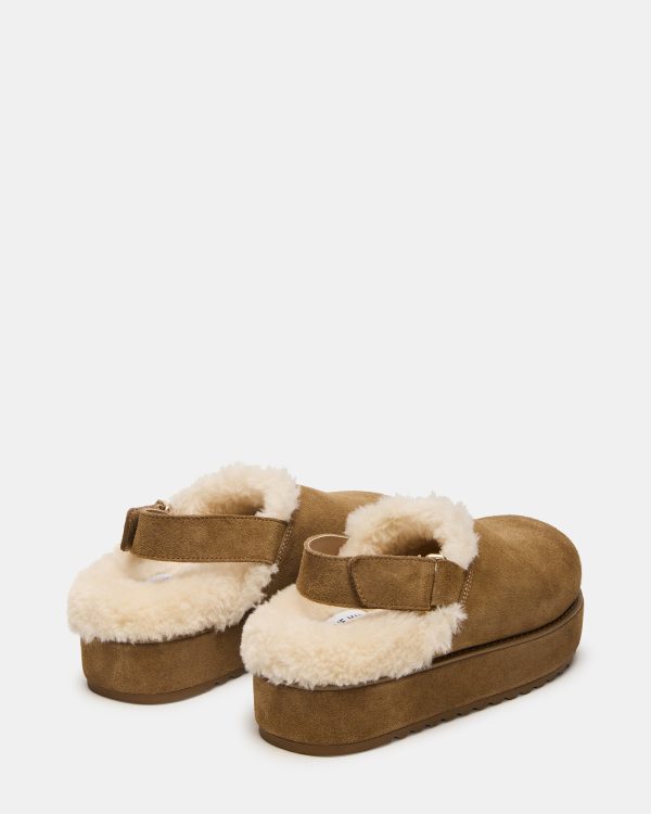 MELLOW FAUX FUR COGNAC SUEDE - Image 5