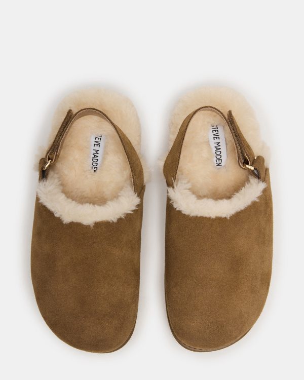 MELLOW FAUX FUR COGNAC SUEDE - Image 4