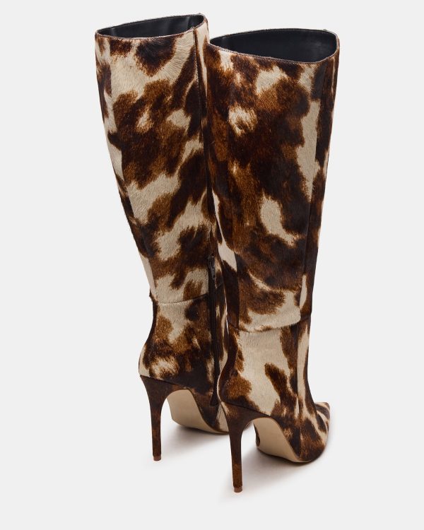 NITRO BROWN COW PRINT WIDE CALF - Image 5