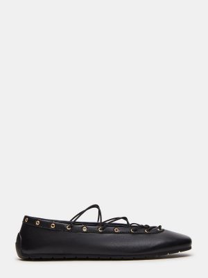 POINTE BLACK LEATHER