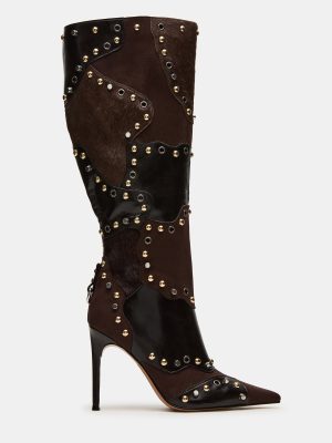 REVIVE BROWN MULTI WIDE CALF