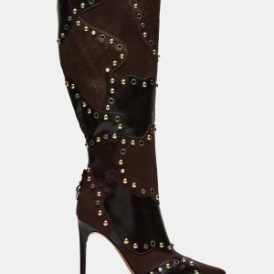 REVIVE BROWN MULTI WIDE CALF