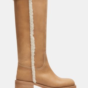 RIGGS FAUX FUR BANANA LEATHER