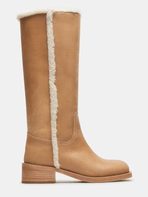 RIGGS FAUX FUR BANANA LEATHER