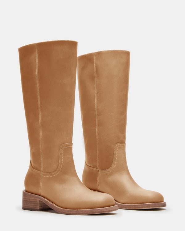 RIGGS BANANA LEATHER WIDE CALF - Image 3