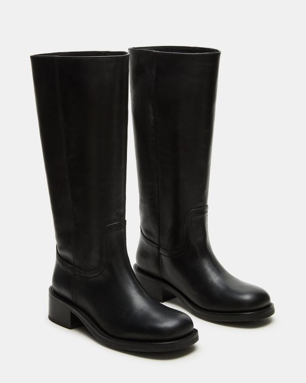 RIGGS BLACK LEATHER WIDE CALF - Image 3