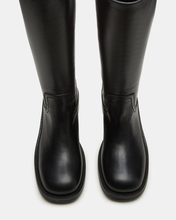 RIGGS BLACK LEATHER WIDE CALF - Image 5