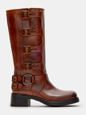 ROCKY COGNAC LEATHER